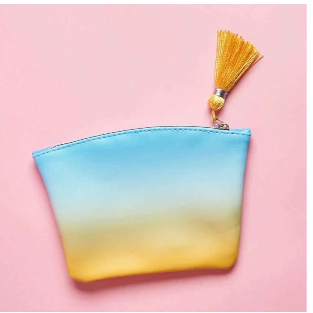 Ipsy Ombré Cosmetic Glam Clutch Bag